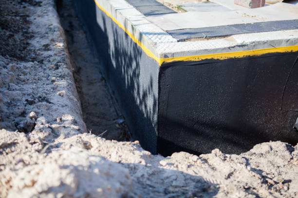 Professional Waterproofing technician working in York, SC